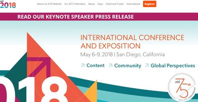 ATD 2018 Kongresi 6-9 Mayıs San Diego Amerika