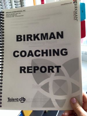 Coaching report - session