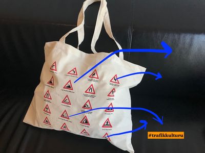 Trafik Kulturu Yaratmak - Yol Guvenliği -Bez Canta